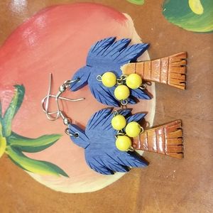 Whimsical Coconut Palm Tree Earrings